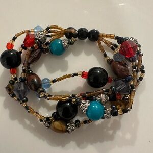 Elegant Multicolor Beaded Bracelet